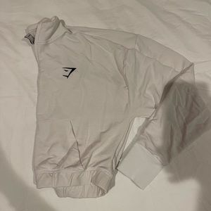 Gymshark cropped quarter zip sz small